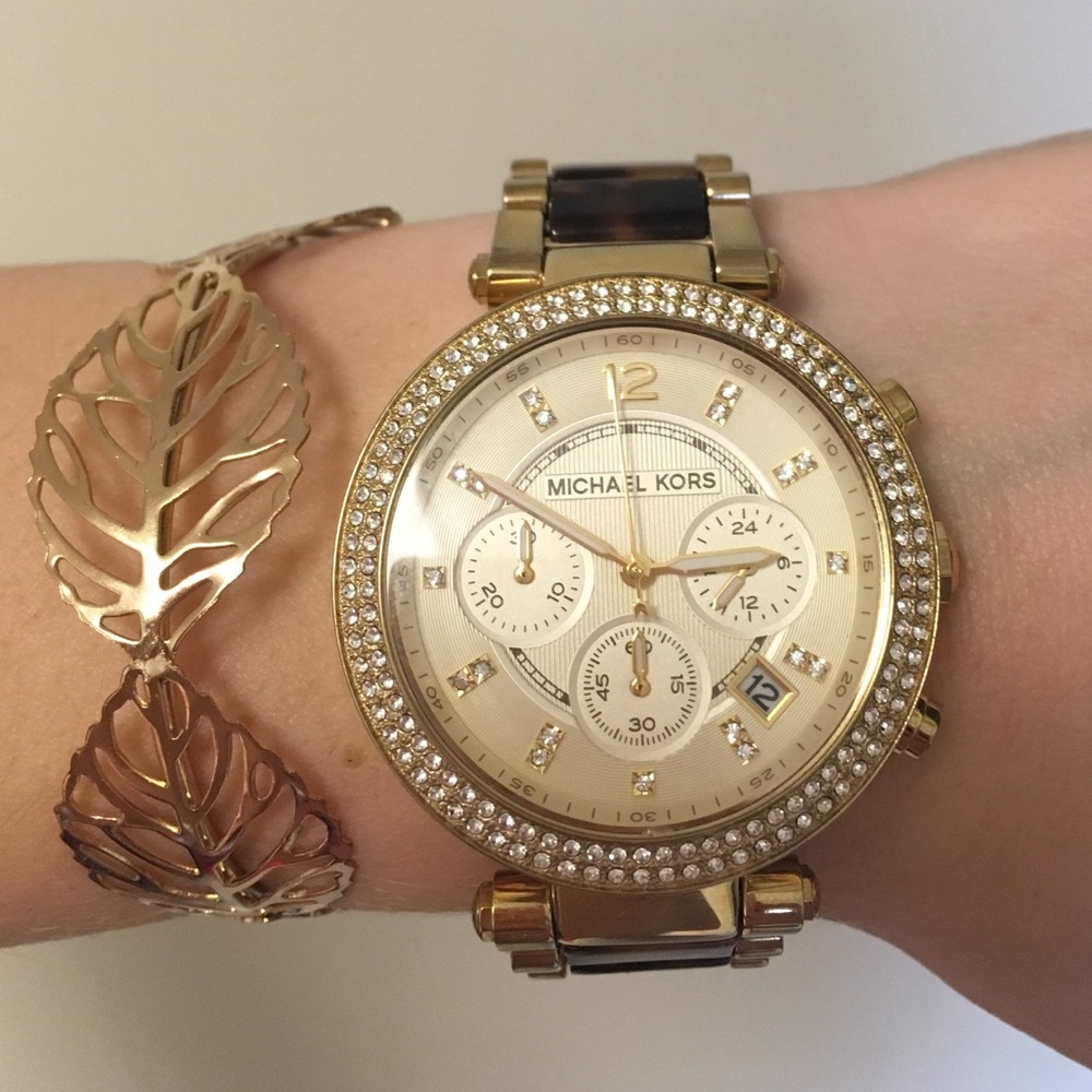 Michael Kors Tortoise Shell Watch